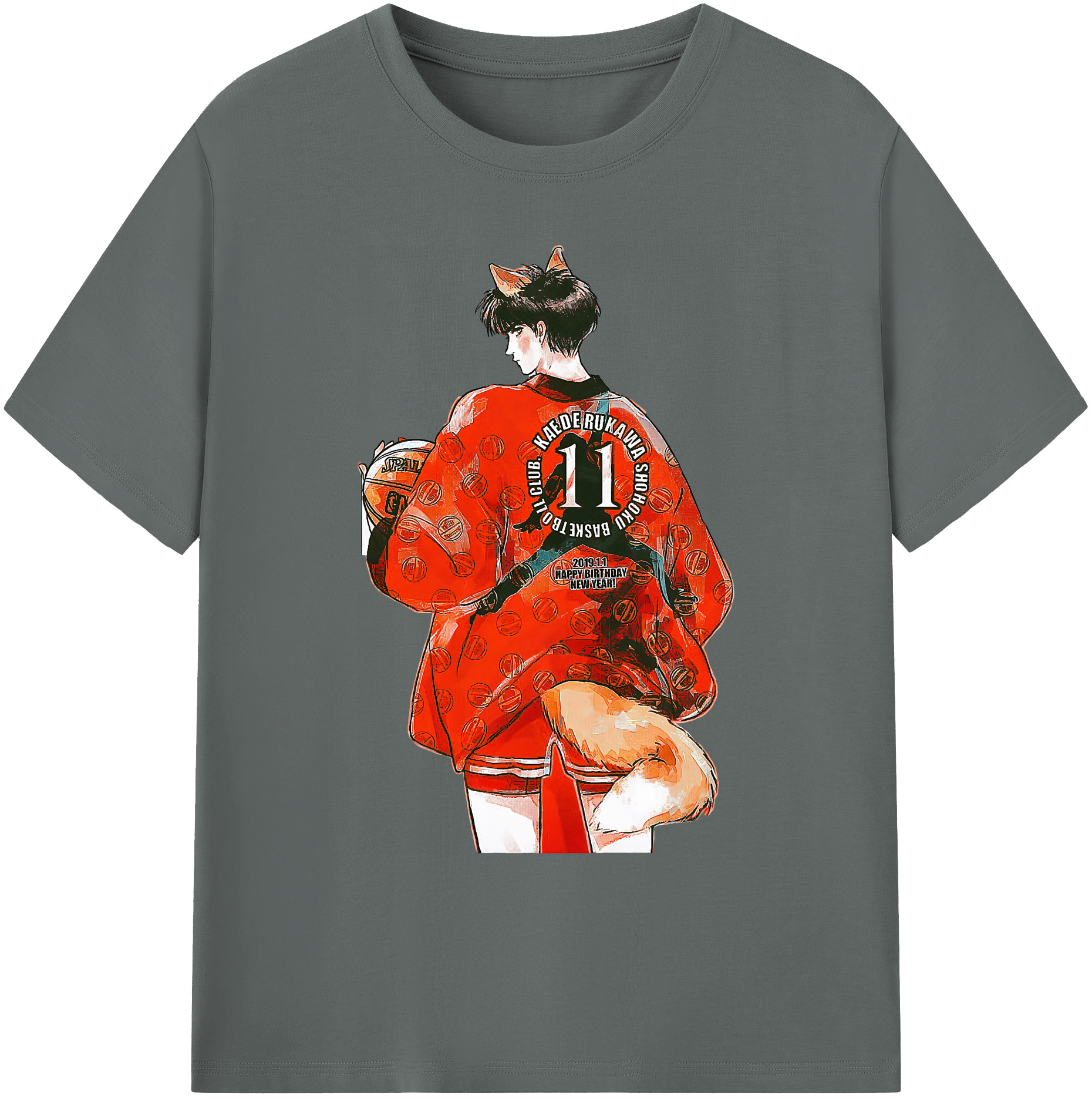 （画像用） SLAM DUNK／スラムダンク 綿100％ メンズ半袖Tシャツ｜肌触りやわらか＆通気性